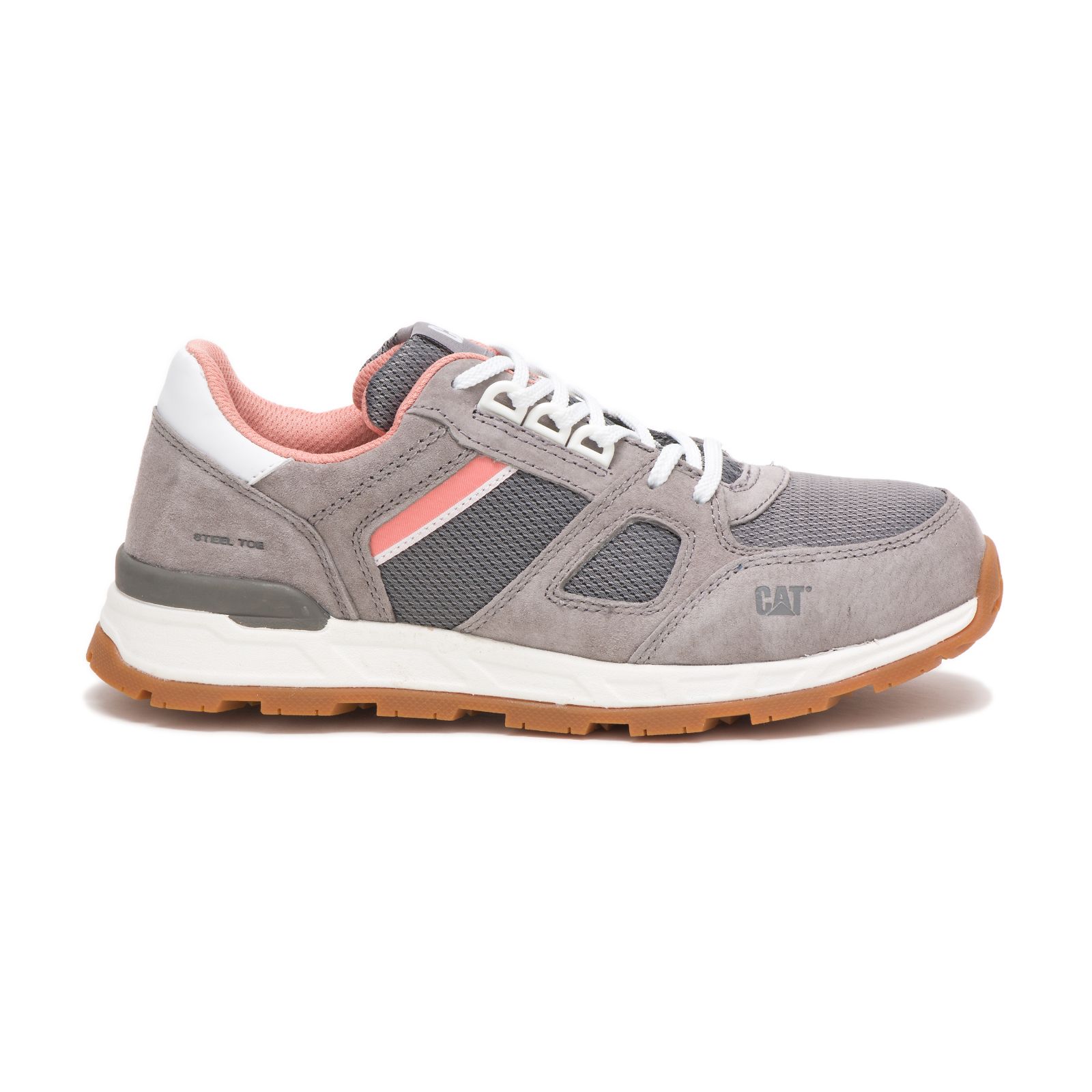 Women's Caterpillar Woodward Steel Toe Trainers Grey Ireland TIRH72684